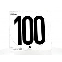 Disque limitation PVC 100KM/H