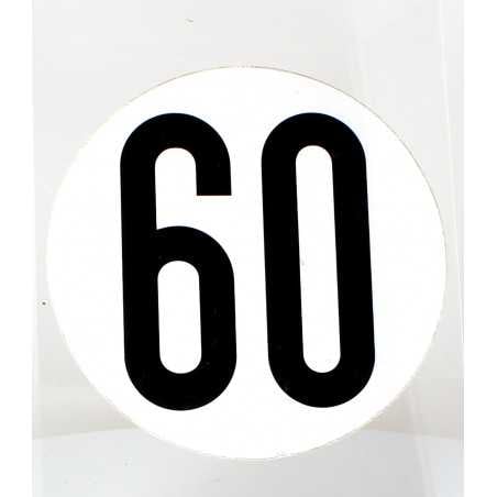 Disque de limitation 60KM/H en Aluminium