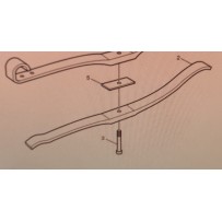 Lame de ressort N°3 pour Volvo FE