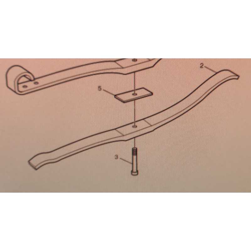 Lame de ressort N°3 pour Volvo FE