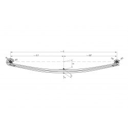 Lames de ressort avant pour  Volvo FM / FH