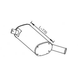 Silencieux d'échappement pour Iveco