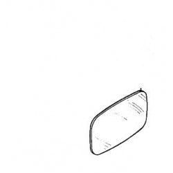 Glace de rétroviseur, rétroviseur grand angle, chauffant pour Renault Trucks S150