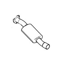 Catalyseur secondaire pour Renault Mascott