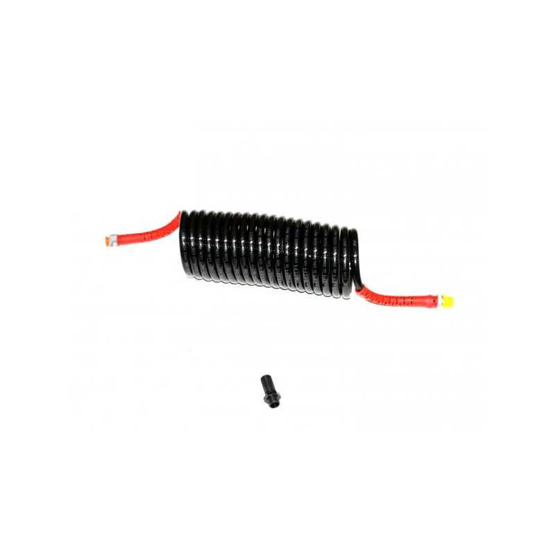 Spirale filetée rouge