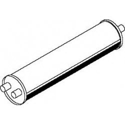 Silencieux d'échappement pour Mercedes Benz 1419