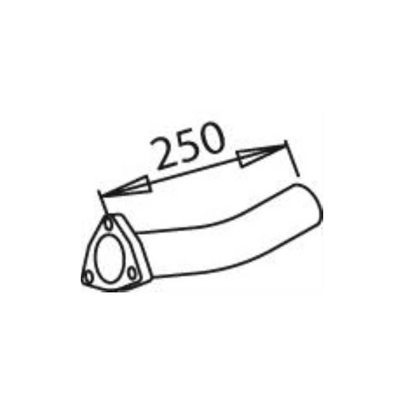 Tube après turbo pour Mercedes Benz 1419