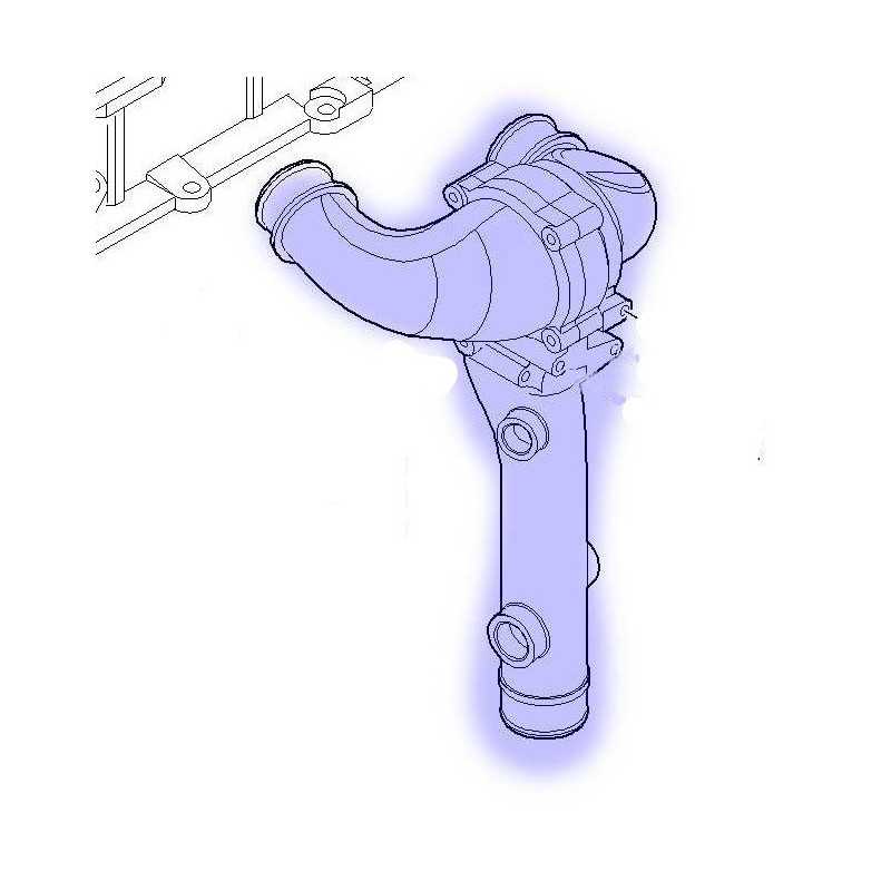 Corps de thermostat pour Iveco Stralis