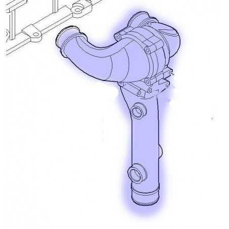 Corps de thermostat pour Iveco Stralis