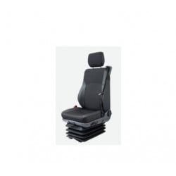 Siège de camion pneumatique passager, tissu noir, ceinture 3 pts, entraxe 216 mm