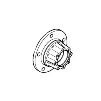 Moyeu de roue arrière pour Renault Mascott