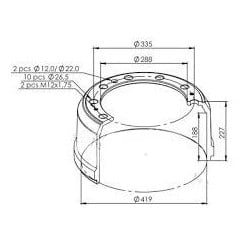Tambour de frein pour Remorque Gigant/SAE/SMB