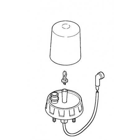 Gyrophare rotatif pour Renault trucks Kérax