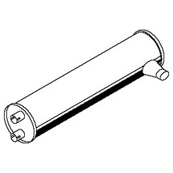 Silencieux d'échappement pour Mercedes 1922