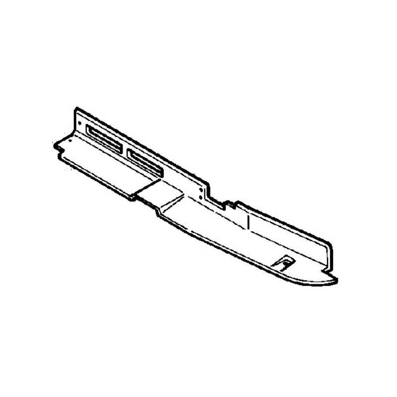 Déflecteur de calandre à Gauche pour Renault