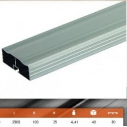 Barre anti encastrement en aluminium