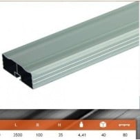 Barre anti encastrement en aluminium