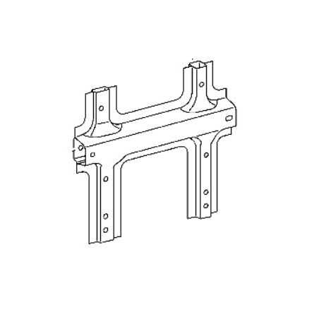 Support Arrière en H de l'Emmarchement Droit pour Mercedes