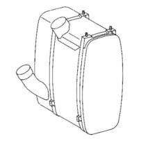 Silencieux d'échappement Adaptable pour Mercedes