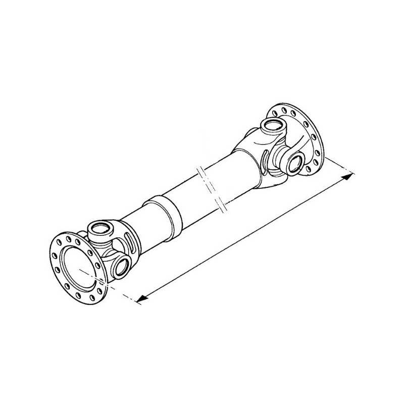 Cardan Arbre de Transmission Pont à Pont pour Renault