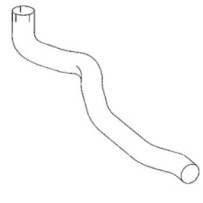 Tube Avant Echappement pour Mercedes