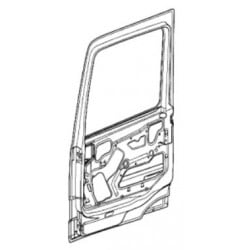 Porte Nue Adaptable Avant Droite pour Mercedes