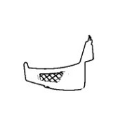 Coin de pare choc avant gauche pour Renault Trucks D