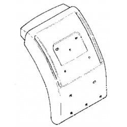 Aile Pare Boue de Cabine Arrière Droite pour Renault