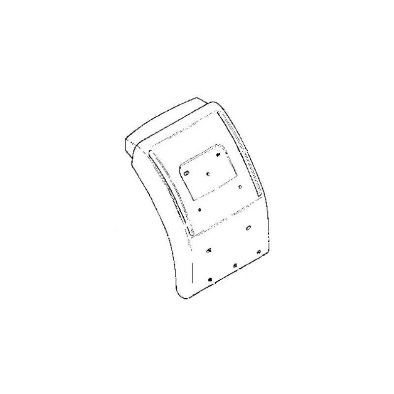 Aile Pare Boue de Cabine Arrière Droite pour Renault