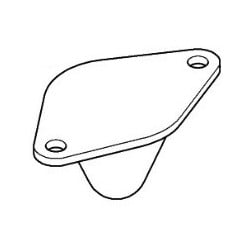 Tampon Butée en Caoutchouc de ressort de lames sur chassis pour Renault