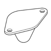 Tampon Butée en Caoutchouc de ressort de lames sur chassis pour Renault