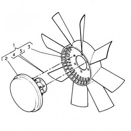 Ventilateur débrayable pour Renault Trucks CBH