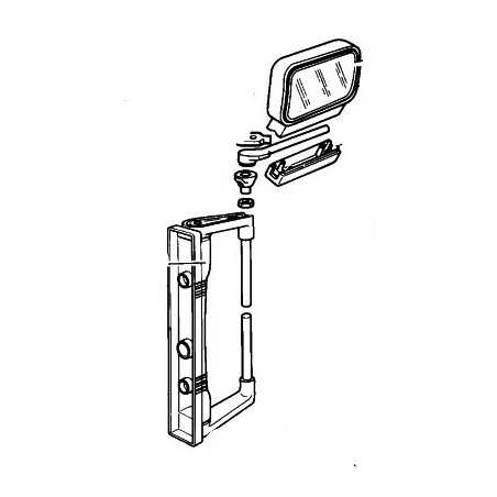 Bras de rétoviseur + rétoviseur grand angle droit pour Renault Truck AE, AE Magnum