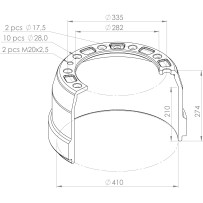 Tambour de frein Arrière pour Volvo FH