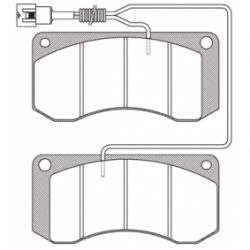Jeu plaquettes de frein AV pour Renault M / S 5001829545