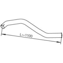 Tube d'échappement arrière pour Iveco Cargo