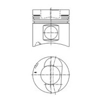 Piston normal pour MAN F/M/L 2000, F/M/G 90, F 7/8/9