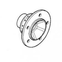 Moyeu de roue avant pour Renault Mascott