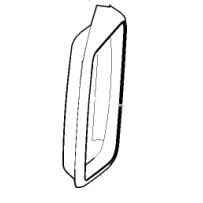 Carter de rétoviseur droit pour Renault T