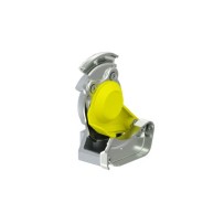 Main d'accouplement, couvercle jaune semi remorque