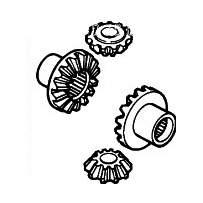 Jeu de pignon de différentiel pour Renault B80/120