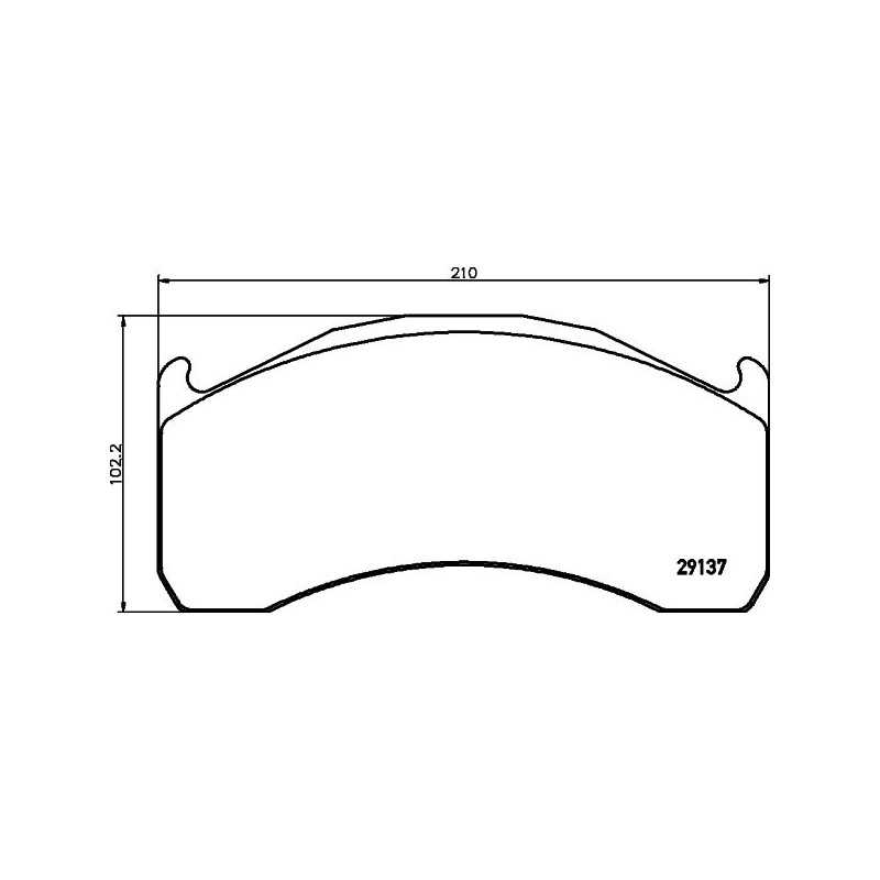 Jeu plaquettes frein AV/AR pour Volvo FL6 20768115
