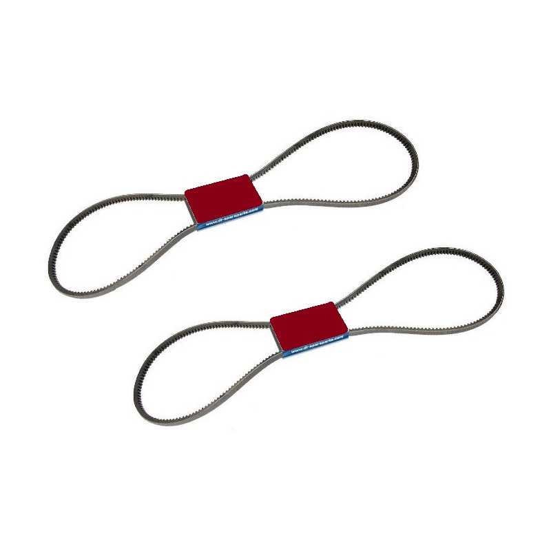 Kit de 2 courroies Trapézoïdales AVX13X1025