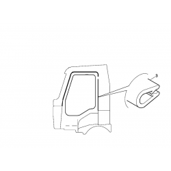 Joint de porte latéral gauche pour Renault Kérax