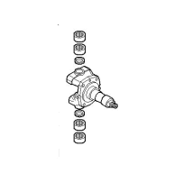 Fusée de roue avant pour Iveco