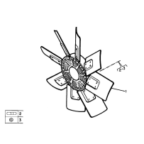 Ventillateur visco coupleur pour Renault Magnum 385TI