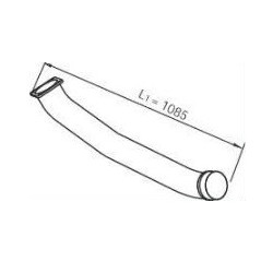 Tube avant d'échappement...