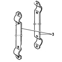 Bielle de barre stabilisatrice arrière entraxe 340mm pour Renault Kérax