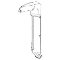 Canal d'air goulotte verticale prise d'air arrière de cabine pour Mercedes