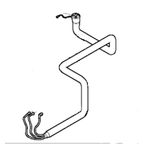 Flexible d'adblue entre pompe et injecteur